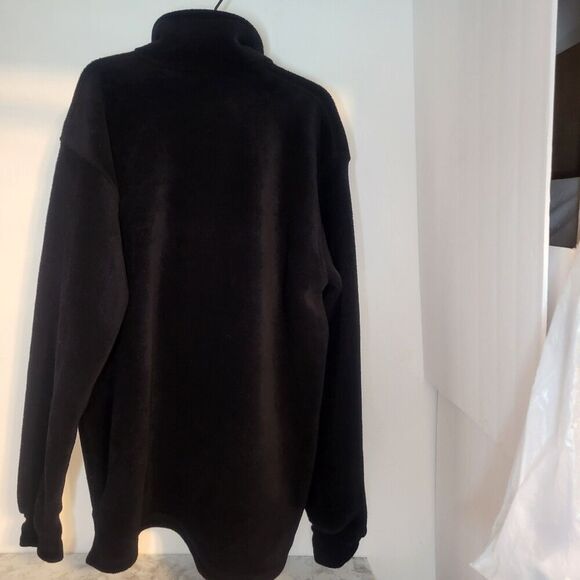 Harley Davidson Fleece Sweatshirt Mens L Blk Military Biker Pullover Crest Logo - Picture 3 of 7